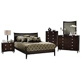 Hillsdale Tiburon Bentwood Platform Bed Set - Queen - Espresso