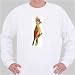 Sweatshirt with bird, hoatzin