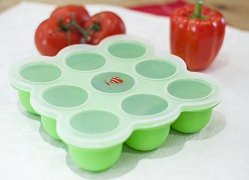 Baby Food Storage Silicone Freezer Tray | Free Recipe Ebook| Non-stick Container