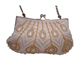 Beaded Handbag Wedding Handbag/purse/ Clutch/ White Color