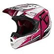 FOX V1 UNDERTOW YOUTH MX/OFFROAD HELMET BLACK/PINK LG