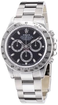 [ロレックス]ROLEX デイトナ ブラック文字盤 クロノグラフ SS 腕時計 Ref.116520 黒 メンズ 【並行輸入品】