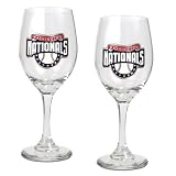 Washington Nationals MLB 2pc Wine Glass Set - Primary Logo