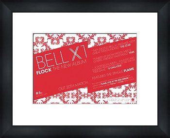 BELL X1 Flock - Custom Framed Original Ad - Framed Music Poster/Print