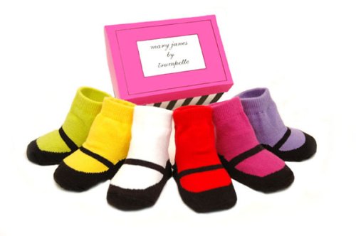 Mary Janes BRIGHTS - Baby Socks By Trumpette- New Baby Girl Gift Idea