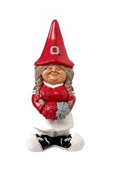 Ohio State University Cheerleader Garden Gnome