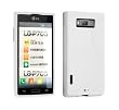 FUNNYGSM - HOUSSE ETUI COQUE ARRIERE MINIGEL GEL SEMI-RIGIDE BLANC POUR LG OPTIMUS L7 P700/P705
