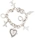 XOXO Women's XO7028 Silver Dial Silver-tone Charm Watch