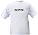 BLONDE - Heather Grey or White T-shirt