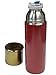 Red 25 oz Duck Commander Shotshell Easy One Touch System Double Wall Vacuum Insulated Thermal Bottle Shot Gun Shell Vacuum Sealed Insulated Thermos Bottle 24 Hours Cold 12 Hours Hot 12 Ga Separate Bullet Cup Great for Hiking Camping Fishing Perfect for Hunting and Hunters Too! BPA free food grade stainless steel