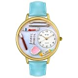 Whimsical Watches Unisex G0620001 Dentist Blue Leather Watch