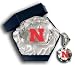 U OF NEBRASKA CORNHUSKERS DIAMOND PAPERWEIGHT