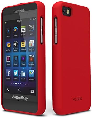 BlackBerry Z10 Case,Z10 Case [Non-slip] [Exact-fit] ,BB Z10 Case TPU Rubber Flexible Slim Soft Case, BB Z10 TPU Protective Case for Blackberry Z10 BB Z10 Smart Phone(Red)