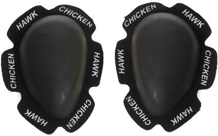 Chicken Hawk Racing Knee Sliders (BLACK/HARD COMPOUND)