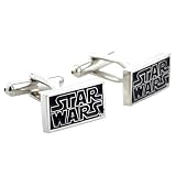 Black Star Wars Silver Cufflinks