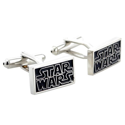 Beat deal on Black Star Wars Silver Cufflinks