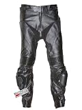 PERFORATED MOTORCYCLE ARMOR LEATHER PANTS PANT