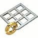 Hanayama-USHY21-Duet-Cast-Metal-Brain-Teaser-Puzzle
