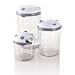 Kitchen & Housewares : Zevro ZVR301 Indispensable Vacuum Saver 3-Piece Canister Set