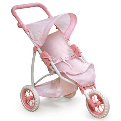 Three-Wheel Doll Jogging Stroller
