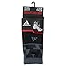 adidas Youth Boys Energy Camo 2-Pack Crew Socks, Black/Onix/Night Grey, Medium