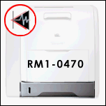 RM1-0470 RM10470 RM1-0470-000CN HP Hewlett-Packard Color LaserJet 3500 3500N 3700 3700N 3700DN 3700DTN 3550 3550N 250-Sheet Tray 2 (Cassette) Paper Tray/Feeder