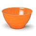 Rachael Ray 56602 Garbage Bowl with Non-Slip Rubber Base, Orange