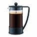 BODUM Brazil French Press 8-Cup Coffee Maker, 1 Litre/ 34 oz, Black