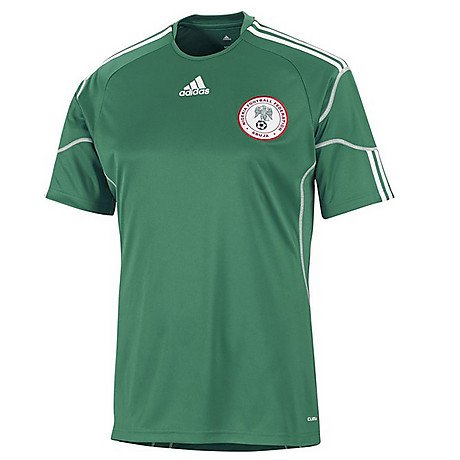 Adidas Nigeria H-Trikot grün/weiß P41029, Größe: M