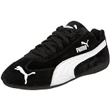 PUMA Men's Speed Cat SD Sneaker,Black/White,10 M