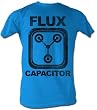 Back to the Future Flux Capacitor Turquoise Blue T-Shirt Tee