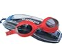 Splaqua Red Swim Goggle Tinted with Optical Corrective Lenses, All Diopters