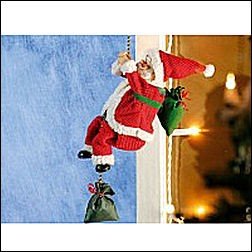 Kletternder Weihnachtsmann 'Santa Crawl'