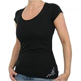 Adelheid - Welch ein Gl? Girlie Shirt, rabenschwarz