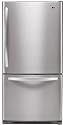 LG : LBC22520ST 22.4 cu. ft. Bottom-Freezer Refrigerator - Stainless Steel