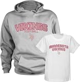 Minnesota Vikings Girls 7-16 Hooded Sweatshirt and T-Shirt Combo Pack