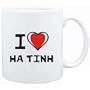 Mug White "I love Ha Tinh " Cities