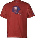 New York Giants -Red- Soda Rubber Gridiron Classics Helmet T-Shirt