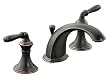 KOHLER K-394-4-BRZ Devonshire Widespread Lavatory Faucet, Oil-Rubbed Bronze