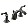 KOHLER K-394-4-BRZ Devonshire Widespread Lavatory Faucet, Oil-Rubbed Bronze