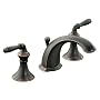 KOHLER K-394-4-BRZ Devonshire Widespread Lavatory Faucet, Oil-Rubbed Bronze