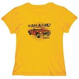 T-Shirt Womens Yellow  Want a ride? Bahamnian Guy  Countries