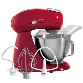 Hamilton Beach 63232 Eclectrics All-Metal Stand Mixer - Red