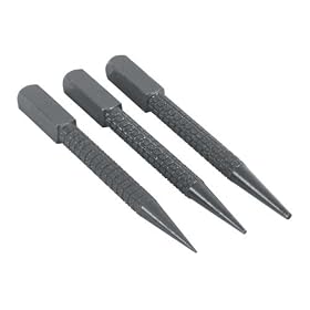 Contractor Nail Punch Set - 3 Pieces