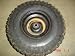 145 x 70 - 6 Tubeless Knobby Tire with 5/8 Ball Bearing Wheel, 3 Bore Length