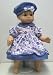 Bitty Twin Clothes - Lavender Purple Garden Floral Dress Set - fits American Girl Bitty Baby Doll