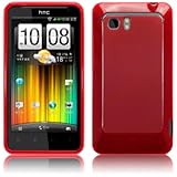 HTC HOLIDAY RED TPU GEL CASE, IN QUBITS RETAIL PACKAGING