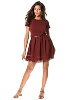 Bleu Marine Vestido Nuage (Burdeos)