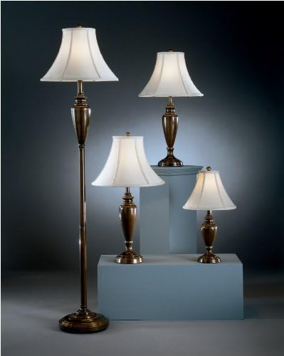 Traditional Copper Caron Metal Lamp 4pc Set NoPart: 681306L