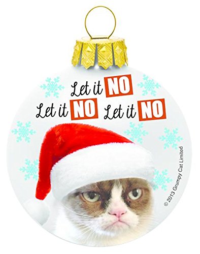 Grumpy Cat Ornament – Let It No, Let It No, Let It No